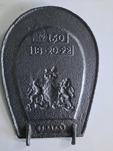 cast iron soot flap damper plate-Original arched damper choke plate item ITEMVC5 - Picture 4 of 10