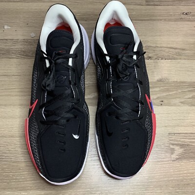 Nike Air Zoom GT Cut Black Fusion Red Basketball Train CZ0175 003