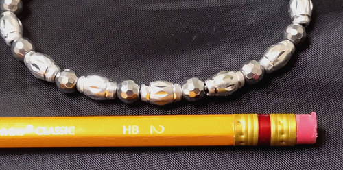 8" CUSTOM BRACELET. Sterling Silver Lobster Claw Clasp. Unique & Exclusive. - Picture 4 of 17