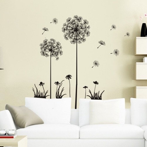 Wandtattoo XL Pusteblume Blume Gras Aufkleber Wohnzimmer Dekoration - Bild 4 von 7