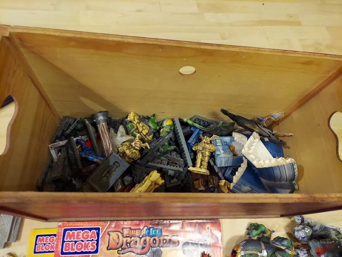 Wooden toy best sale box ebay