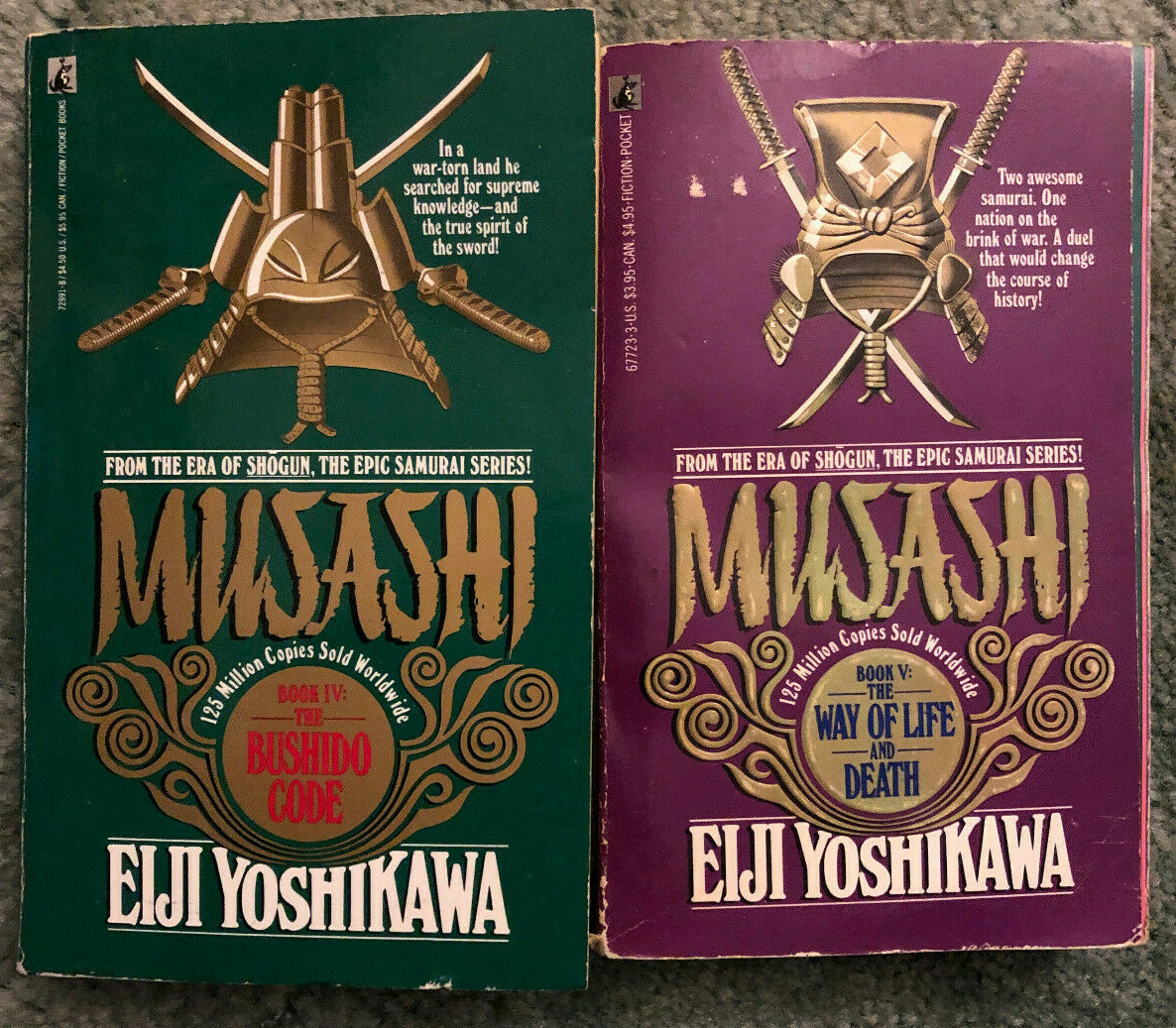 Eiji Yoshikawa, Musashi books 4 & 5, Bushido Code & The Way
