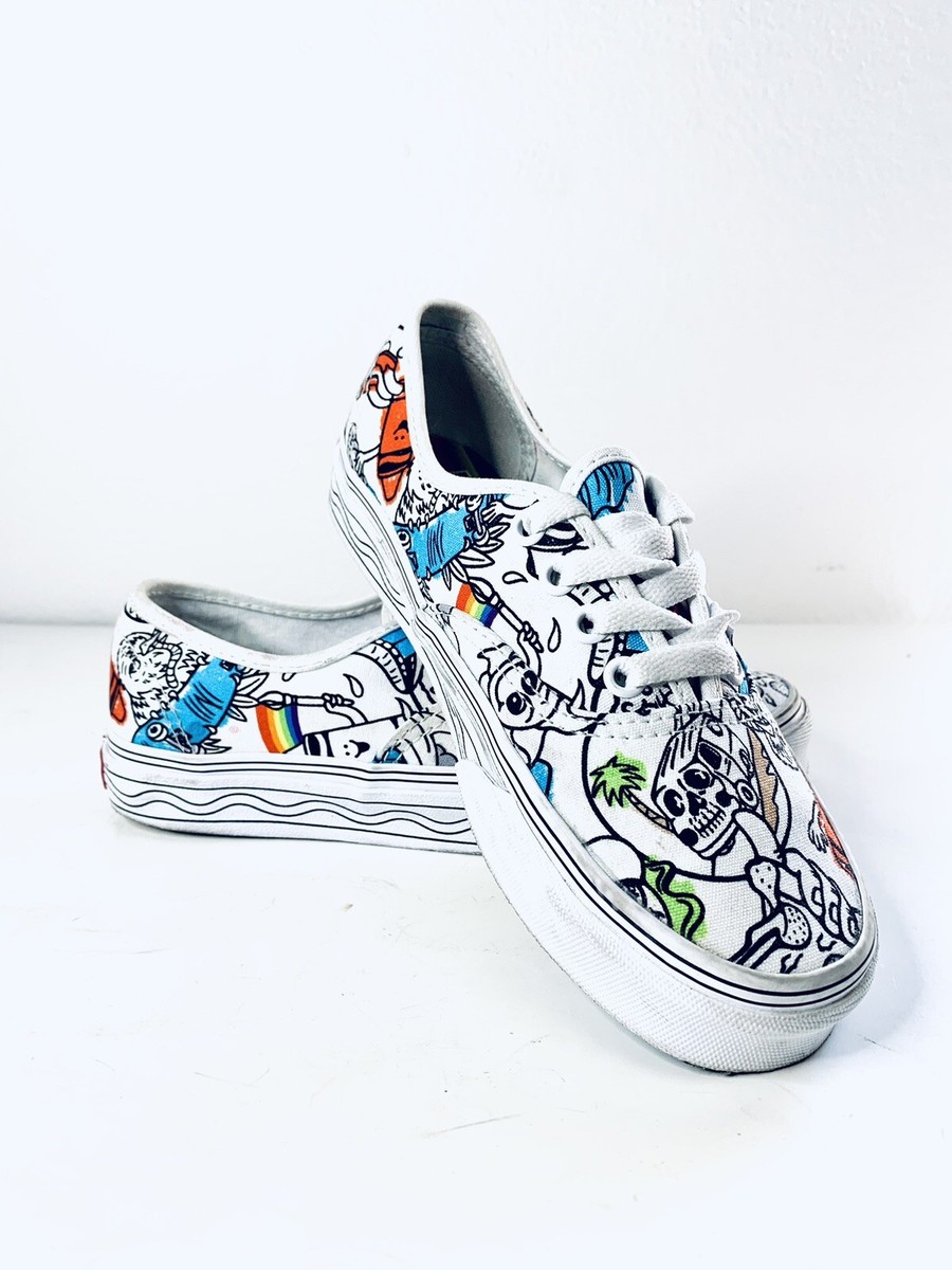 VANS x CRAYOLA AUTHENTIC★コラボ★兼用 Vans x Crayola Authentic DIY Sketch Your Way Lace Up Skate