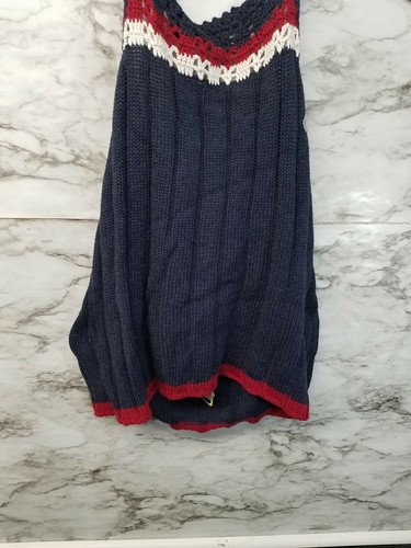 NEW Aeropostale Prince & Fox Tank Top Shirt Medium Sexy Knit Open Back #B4 - Picture 5 of 6