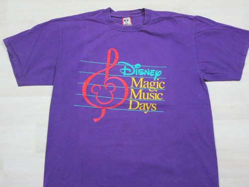 Vintage Walt Disney World Magic Music Days 1990's T Shirt Size (XL) Band Concert - 第 3/11 張圖片