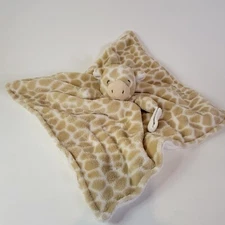 EUC Carters Plush Stuffed Giraffe Soft Security Blanket Lovey Pacifier Holder