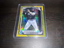 2024 Ryan Burrowes Bowman Chrome Prospects Yellow Refractor /75 BCP-119