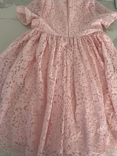 Bardot Junior Bailee Lace Girls Dress Baby Pink Size US 16 EU 164 NWT - Picture 8 of 9