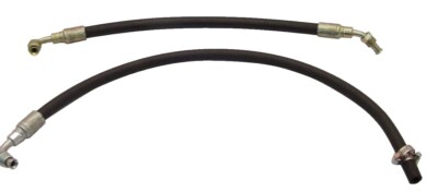 2pc Rubber Power Steering Gear Box Rubber Hose Kit 605 500 Series Conversion