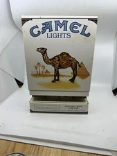 Camel Lights Cigarettes Display Dispenser Hard Pack 15" Tall Box Vintage 94