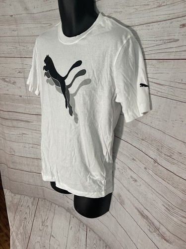 PUMA - Triple Cat - White T-Shirt Short Sleeve Men's Size S - Picture 3 of 5
