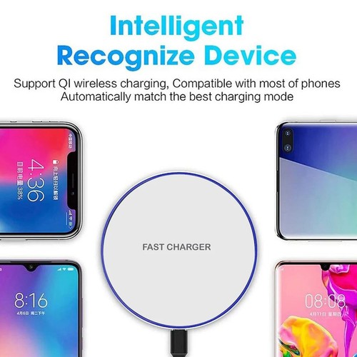 Für Samsung Galaxy S24 FE 2024 Schnell 15W Wireless Ladegerät Tragbares Ladepad - Bild 8 von 11