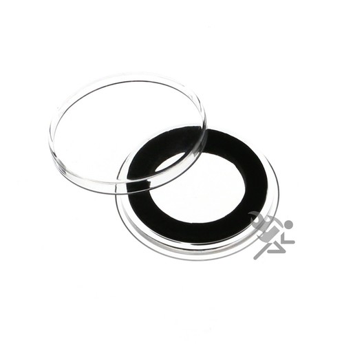 US Nickel Coin Capsules, AirTite Holders 21mm Black Ring, 10 Pack - 第 1/2 張圖片