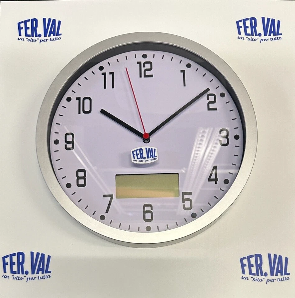 VALEX OROLOGIO DA PARETE CON IGROMETRO TERMOMETRO E METEO DIGITALI  1870027 - Immagine 3 di 4