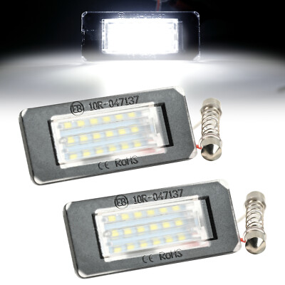 2x LED KENNZEICHENLEUCHTE,FÜR MINI COOPER R56 R55 R58 R59 KENNZEICHENBELEUCHTUNG