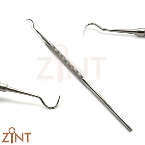 Raspador de placa dental Explorer 2 sonda 23 herramientas de limpieza de diagnóstico de un solo extremo - Imagen 2 de 3