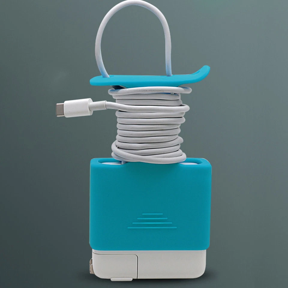 Charging Cable Organizer Charger Cover for NEW MacBook USB C Adapter 61W 96W Foto 3 de 4