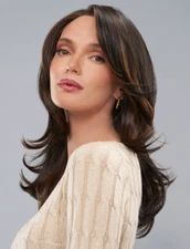 CELESTE Wig by JON RENAU, ANY COLOR Mono Top + Lace Front, Heat-Friendly HD, New