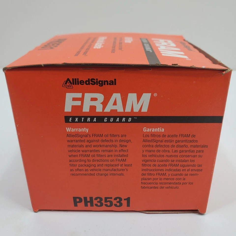 FRAM Extra Guard PH3531 Spin-On Oil Filters 10,000 Miles NIB Honda Acura Foto 4 de 4