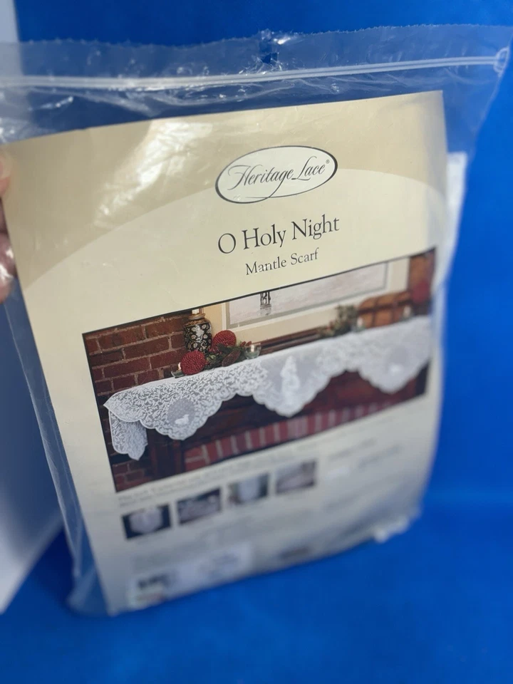 Bufanda Heritage Lace Mantle O Holy Night blanca 2090 Foto 3 de 4