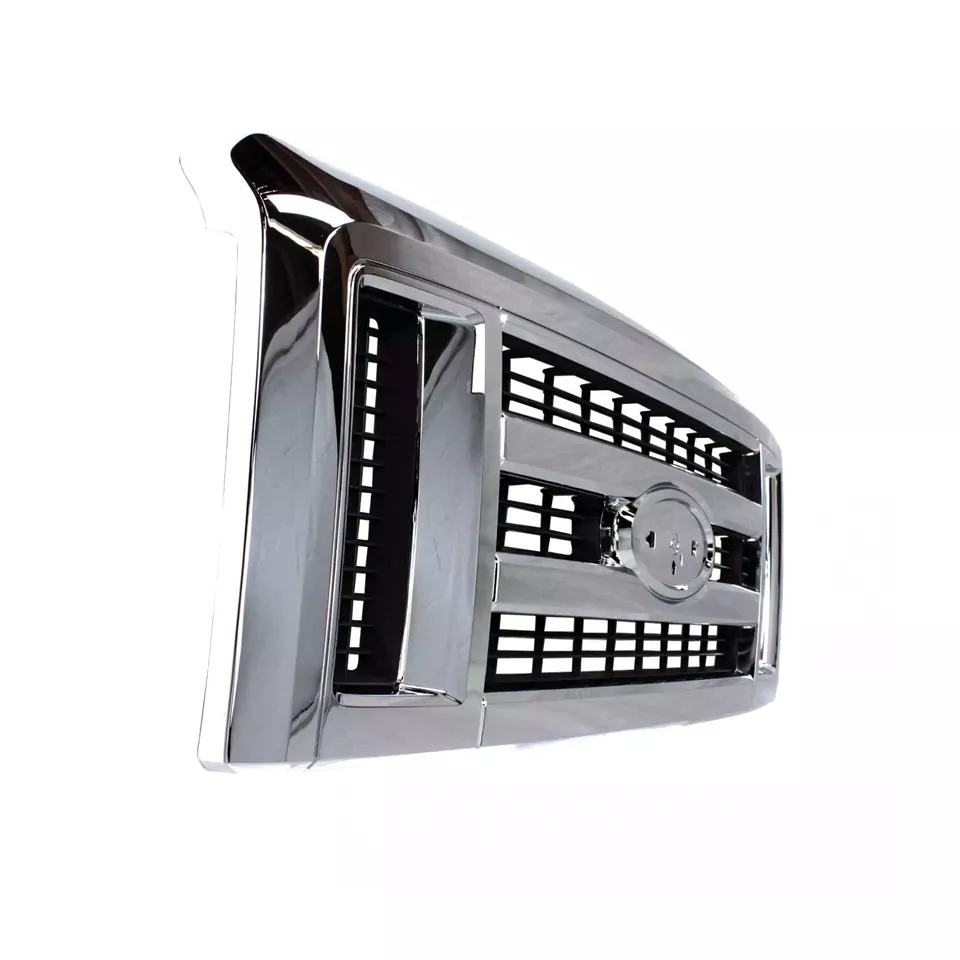 Grille  For 08-21 Ford E-350 Super Duty 08-14 E-250 E-150 Chrome - Image 2 of 4