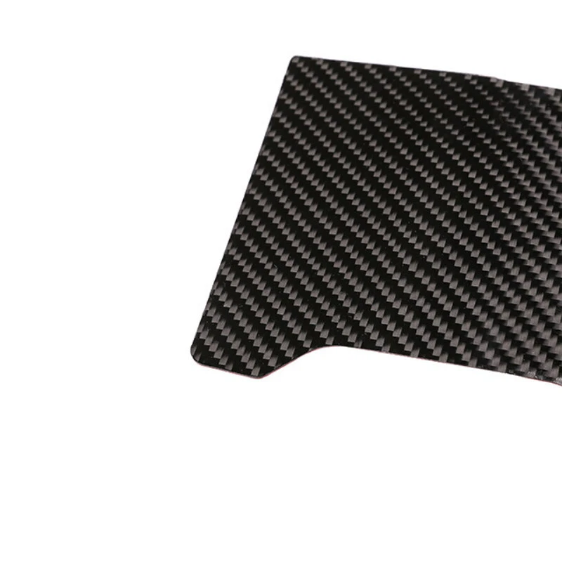 Carbon Fiber Rear Armrest Storage Box Panel Trim For Mercedes Benz C Class W205 - Imagem 3 de 4