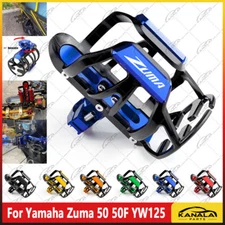 CNC Beverage Water Bottle Drink Cup Holder Bracket For Yamaha Zuma 50 50F YW125