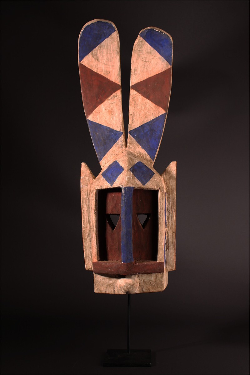 洋書 Masques Dogons 洋書 Masques Dogons Antique African Wooden Dogon Mask