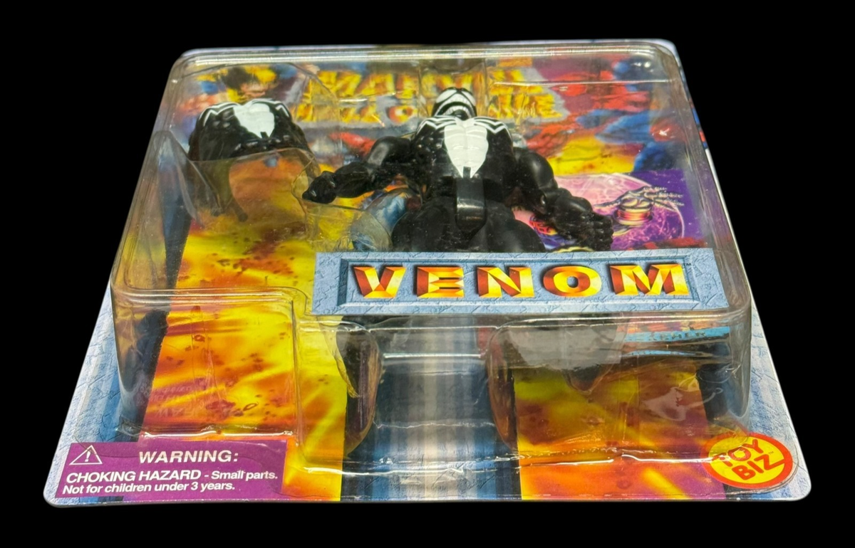Marvel Hall of Fame: Venom Action Figure Toy Biz 1996 New on Card