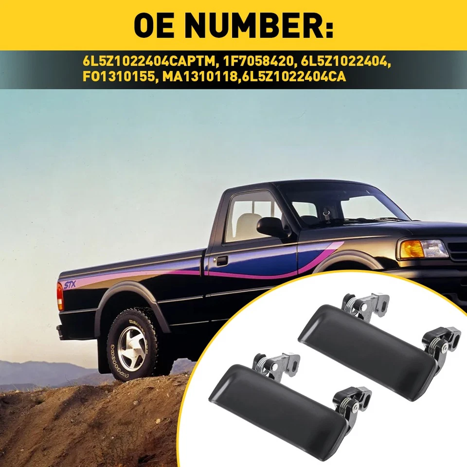 Exterior Door Handle Fits For 1998-11 Ford Ranger Front Driver or Passenger Side — 第 2/4 张图片