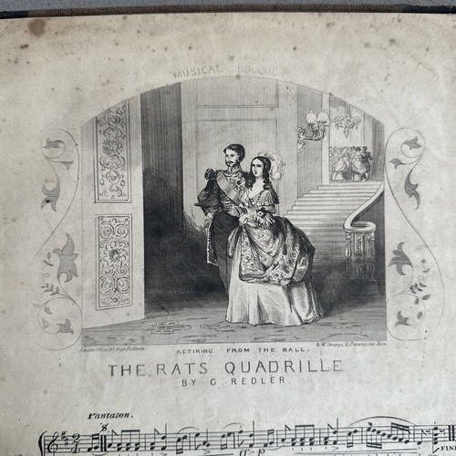 Victorian Music Sheet Book c1870’s Arthur Lloyd Miss Love Rats Charles Dickens M - Picture 23 of 24