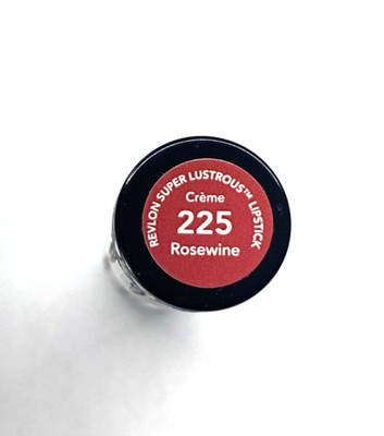 Revlon Super Lustrous Lipstick, Creame #225 Rosewine Sealed