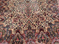 AUTHENTIC VINTAGE KARASTAN FLORAL KIRMAN RUG 8.8x12 PATTERN #759