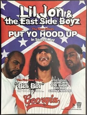 8.5x11 OG Rap Promo Ad Poster Lil Jon & The Eastside Boyz Put Yo Hood Up Bia Bia
