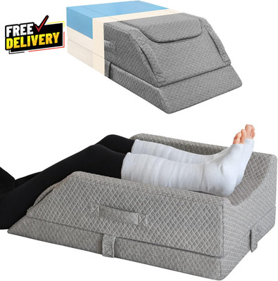 Adjustable Leg Elevation Pillows for Swelling after Surgery Cooling Memory F....