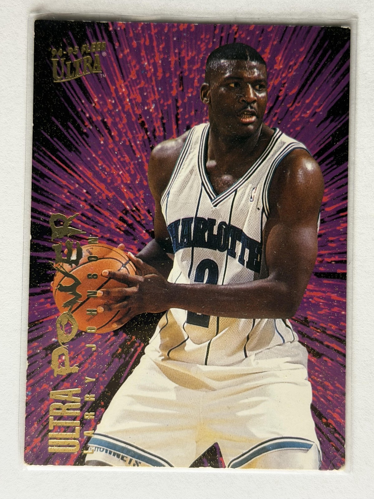 1994-95 Ultra Ultra Power #3 Larry Johnson Charlotte Hornets