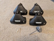 Thule Evo Clamp Footpack 7105 - Pack of 4 with locks and keys