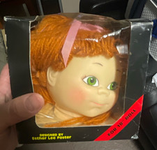 Foster Children 18" Doll Head Red Hair Green Eyes Light Complexion Esther Lee