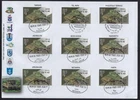 ISRAEL STAMPS 2026 TANKS IN THE IDF ATM SET ALL MACHINES LABEL FDC