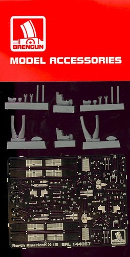 Brengun Models 1/144 NORTH AMERICAN X-15 Resin & Photo Etch Set - Picture 1 of 4