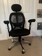 Nautilus Ergo High Back Mesh 24 Hour Operator Chair - Black 