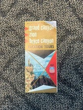 Vintage 1957 Union Pacific Railroad Brochure - Grand & Bryce Canyons - Zion