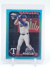 JUSTIN FOSCUE 2024 TOPPS CHROME UPDATE AQUA REFRACTOR ROOKIE /199 #USC179 Q5194