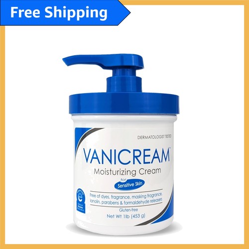 Gentle 16 oz Moisturizing Cream for Sensitive Skin - Eczema Relief & Hydration