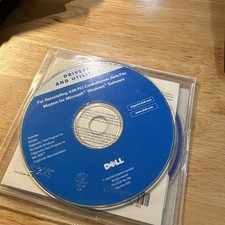 Dell PC99 Data/Fax/Voice Modem MINT CD For Windows Reinstall P/N 3C790