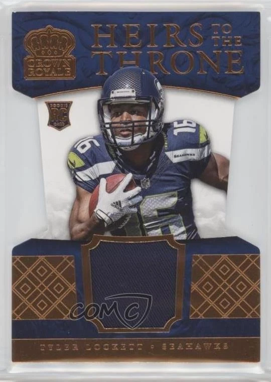 Tyler Lockett Panini Crown Royale Rookie Royalty Signatures #TL Bronze