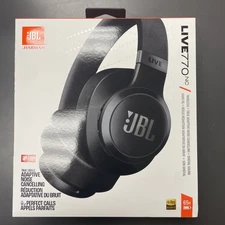 JBL Live 770NC Wireless Over-Ear Headphones Noise Cancelling Black NEW SEALED
