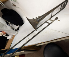 Antique Pan American Used Trombone Musical Instrument