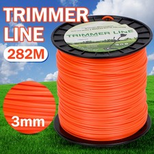 3MM x 282M Strimmer Line Wire Cord Round Nylon Trimmer Line Wire Heavy Duty 0.08 per metre