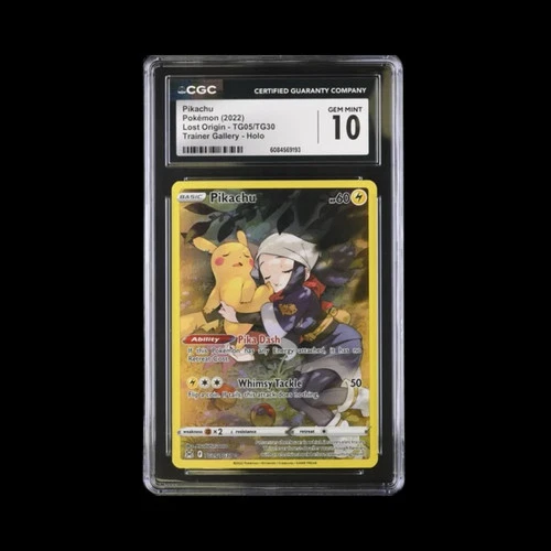 Pokemon Slab Pikachu TG05 2022 CGC 10 Gem Mint